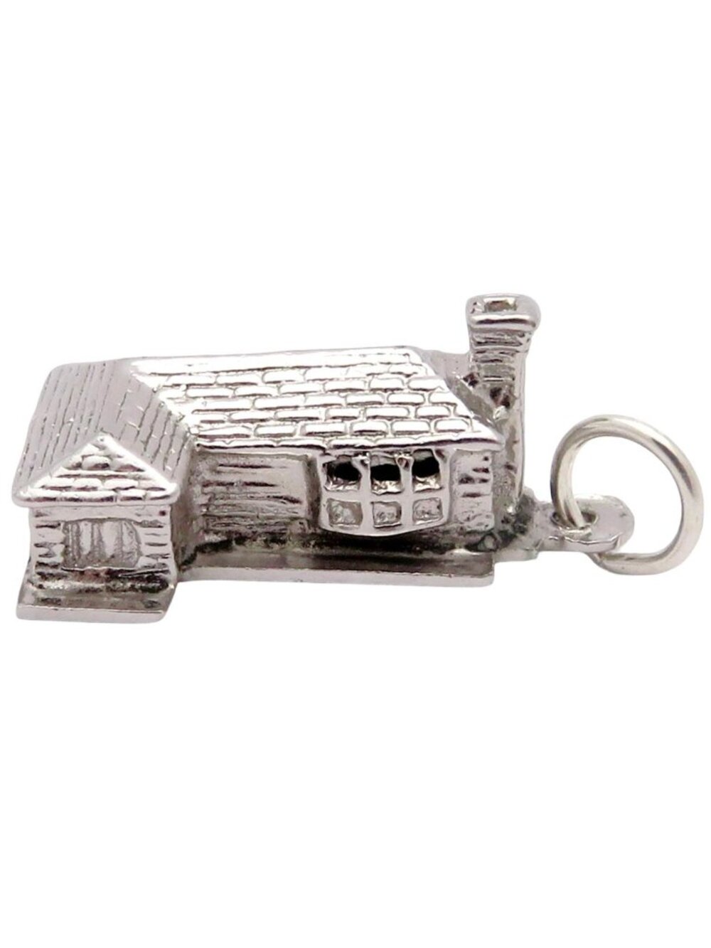 Vintage Town & Country TC Sterling Silver 3D House Cottage Charm 1960s